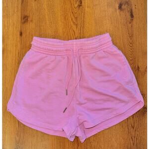H&M women’s pink Sweatshorts, size small‎